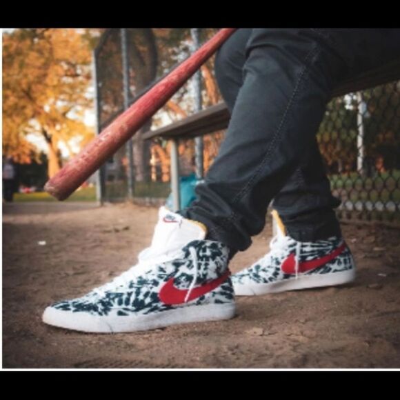 Nike Blazer Mid ‘77 Vintage Blue Tye Dye 9 - Picture 3 of 8